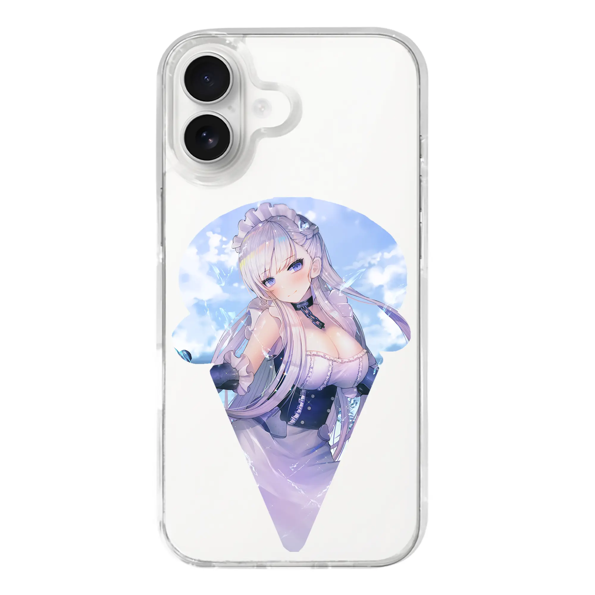 アズールレーン グッズ,ベルファスト - iPhone 17シリーズ 透明スマホケース – 薄型・耐衝撃・精密フィット保護カバー